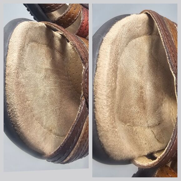 Earth Spirit Carlisle Brown Leather Sandal Sz 7.5 Open Toe Gelron 2000 Classic - Picture 12 of 12